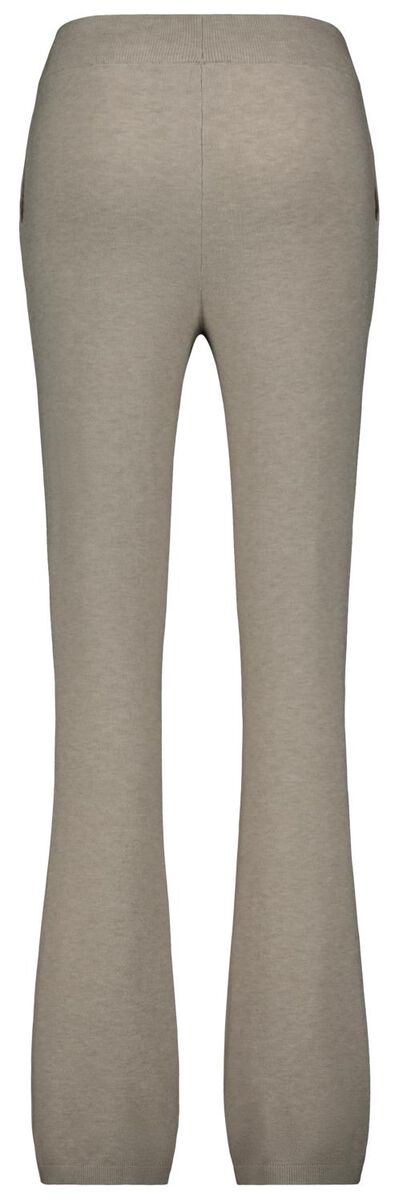 Damen-Loungehose Dunya, ausgestelltes Bein eierschalenfarben - 1000026064 - HEMA