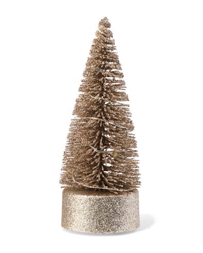 sapin de No&euml;l dor&eacute; avec lumi&egrave;res - 25510038 - HEMA