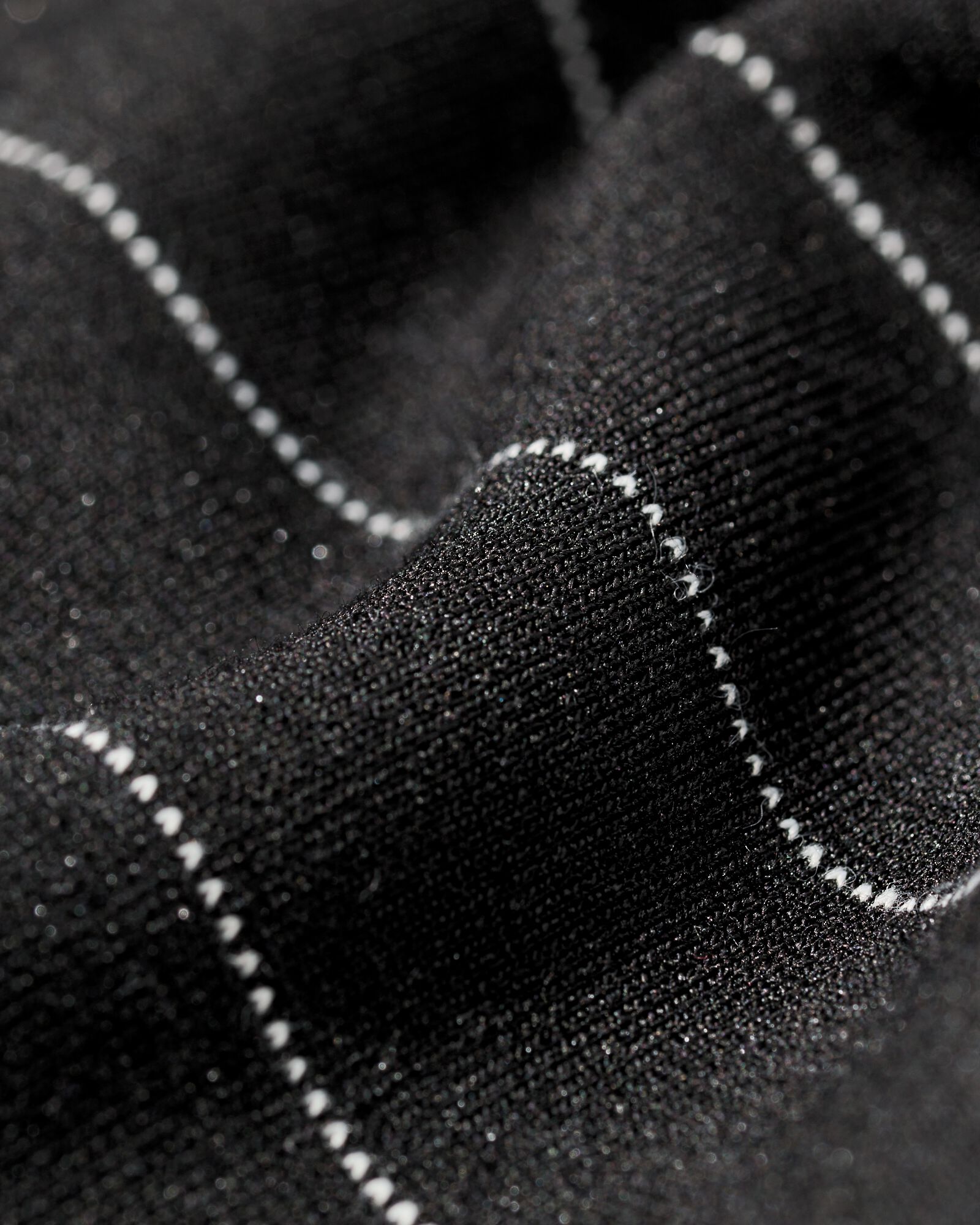 damesbroek Eva strepen zwart zwart - 36241180BLACK - HEMA