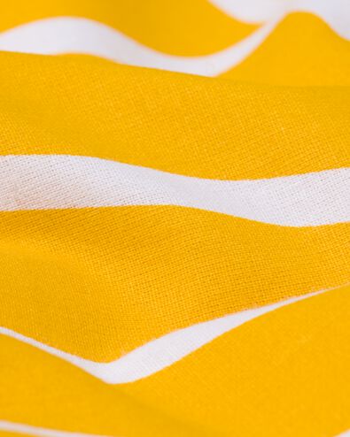 dekbedovertrek - zacht katoen - geel print geel geel - 1000014087 - HEMA