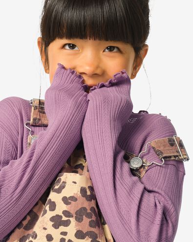 Kinder-T-Shirt aus Feinstrick  violett - 30841252PURPLE - HEMA