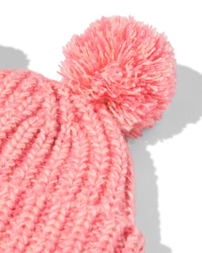 bonnet b&eacute;b&eacute; pompon rose - 33200385PINK - HEMA