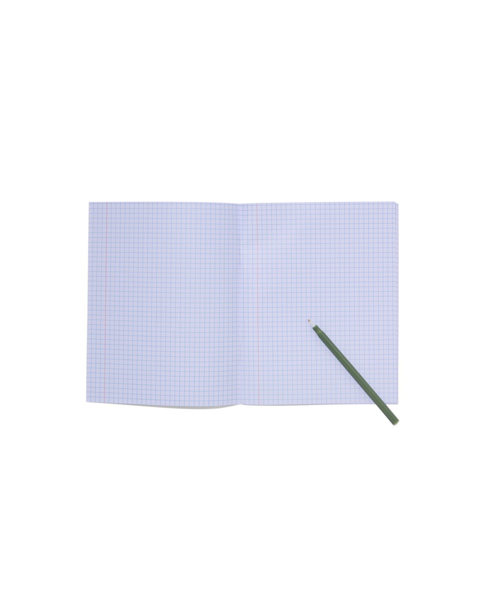 schriften lila A5 geruit 5mm - 3 stuks - 14120212 - HEMA