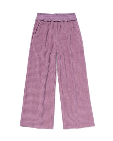 legging enfant &eacute;ponge rayures violet violet - 30843538PURPLE - HEMA