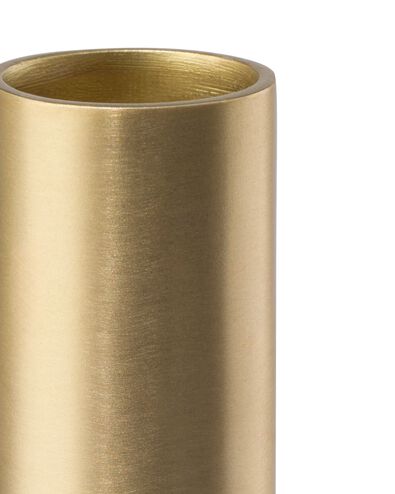 Kerzenhalter M Metall Knoten golden - 13324011 - HEMA