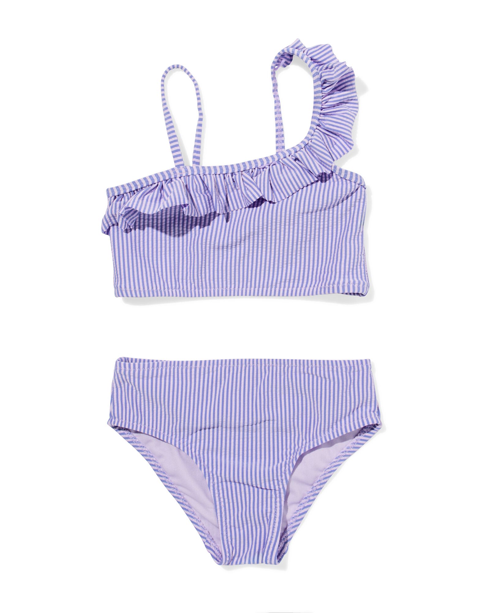 kinderbikini seersucker lila - 22250050LILAC - HEMA