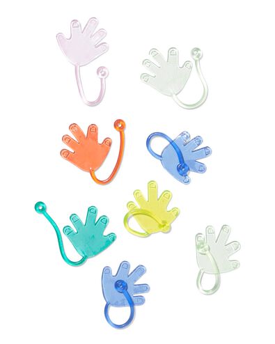 jouets mains collantes - 8 pi&egrave;ces - 14250406 - HEMA