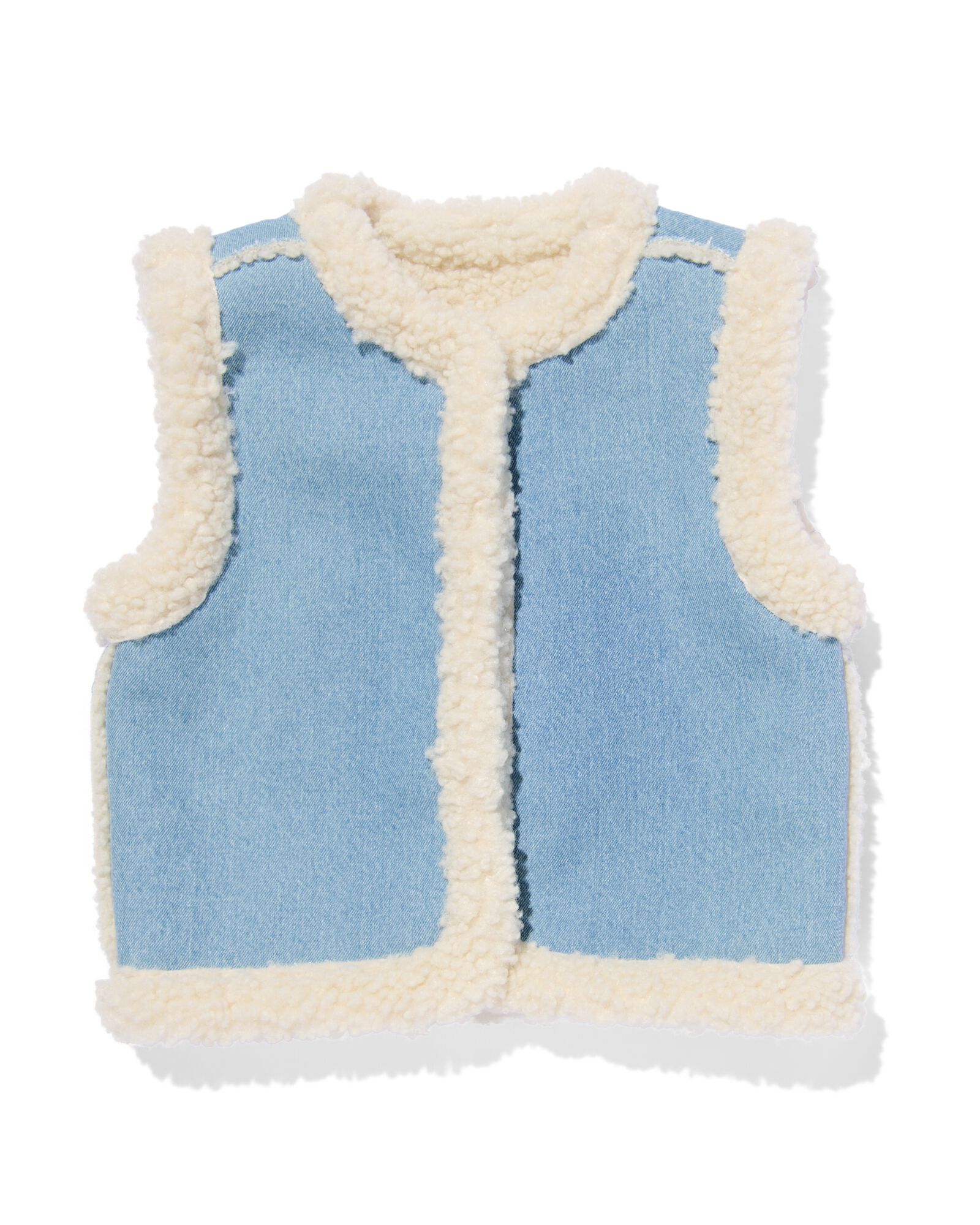 kindergilet denim lichtblauw - 30888118LIGHTBLUE - HEMA