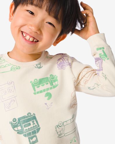 Kinder-Sweatshirt, bedruckt grün 122/128 - 30778431 - HEMA