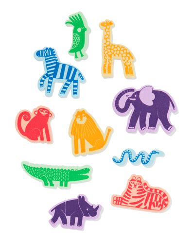 foam stickers wilde dieren - 15900330 - HEMA