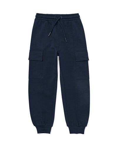 pantalon enfant cargo coupe classique bleu fonc&eacute; bleu fonc&eacute; - 30711808DARKBLUE - HEMA