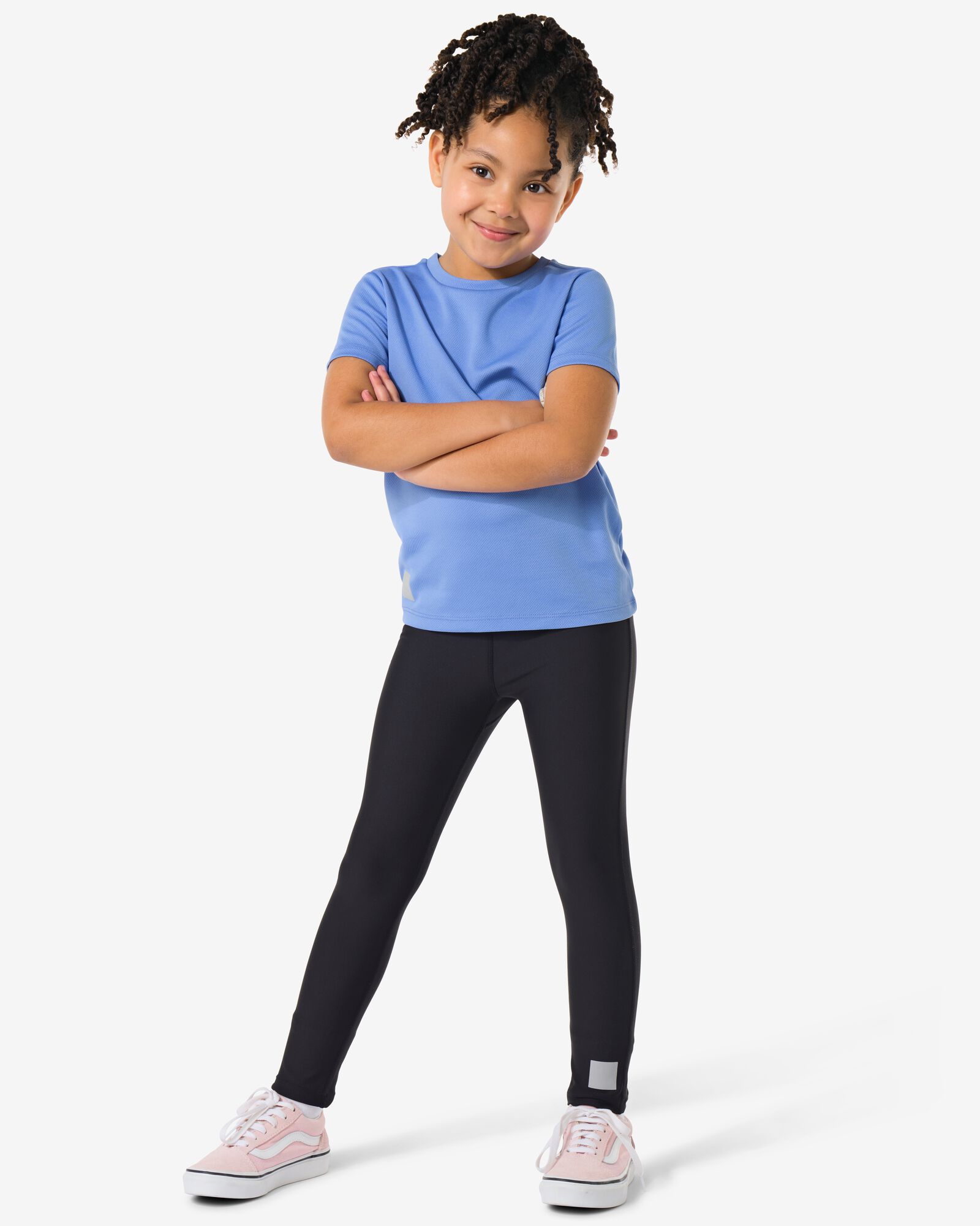 kinder sportlegging zwart zwart - 30680012BLACK - HEMA