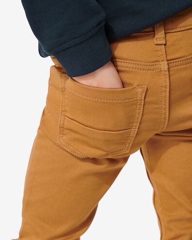 pantalon jogdenim enfant modèle skinny marron 92 - 30756664 - HEMA