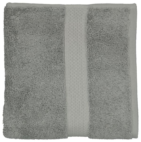 serviette de bain 50x100 qualité épaisse - gris moyen - 5200717 - HEMA
