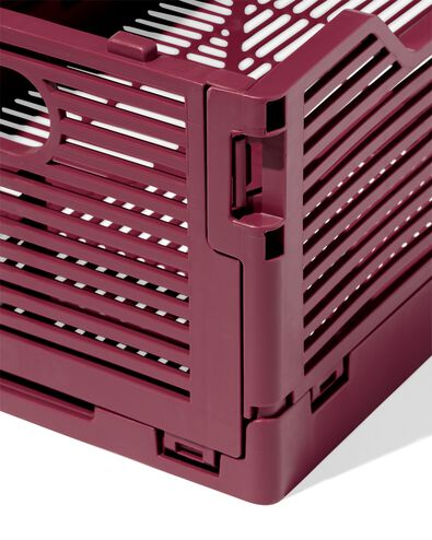 klapkrat letterbord recycled bordeauxrood S  20 x 30 x 11,5 - 39811084 - HEMA