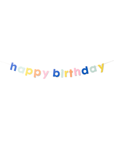 Girlande, Pappe, Happy Birthday, 1.5 m - 14280140 - HEMA