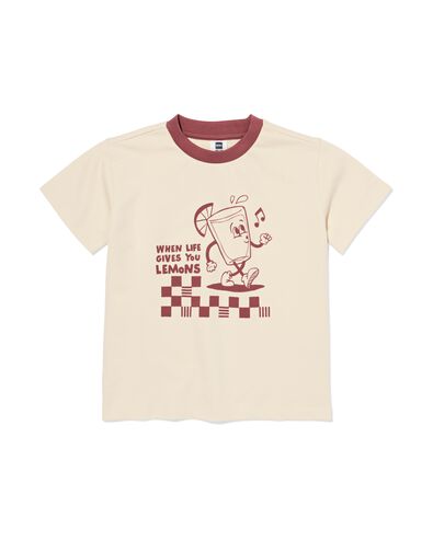 Kinder-T-Shirt, Retro ecru ecru - 30713001ECRU - HEMA
