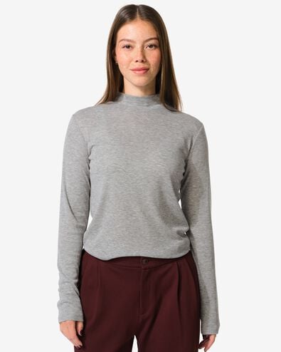 Damenshirt Lora  hellgrau hellgrau - 36204360LIGHTGREY - HEMA