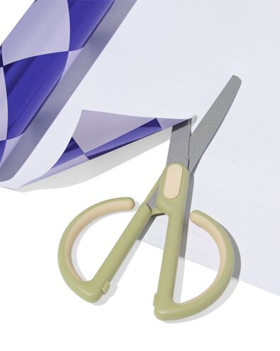 cadeaupapier 70x200cm ruiten blauw - 14700436 - HEMA