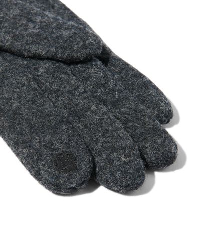 gants femme laine touchscreen noir M - 16460657 - HEMA