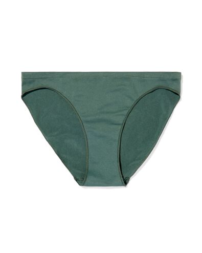 slip femme sans coutures micro vert XL - 19630295 - HEMA