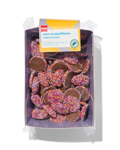 mini musketflikken melkchocolade 150gram - 10350062 - HEMA