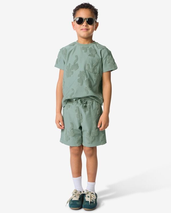 kinderkledingset regular fit groen groen - 30718305GREEN - HEMA