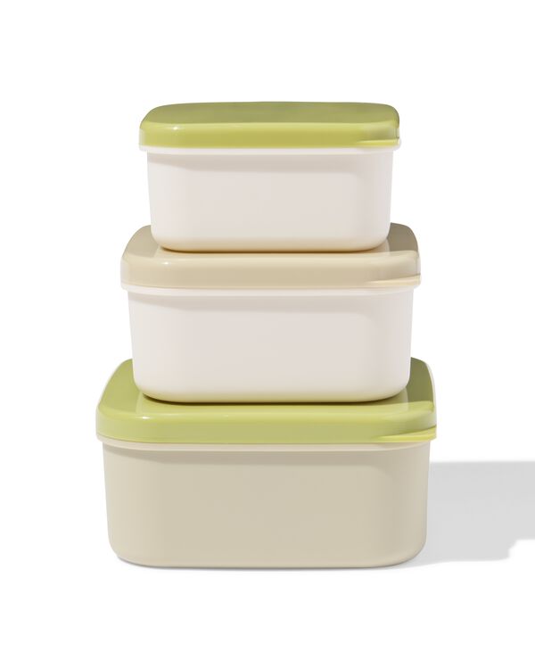 snackboxen groen - 3 stuks - 80650214 - HEMA