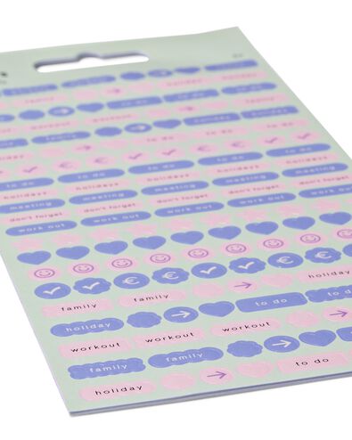 stickervellen voor planner - 6 stuks - 14103714 - HEMA