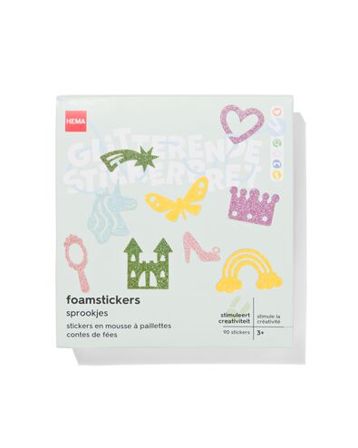 90 autocollants en mousse contes de f&eacute;es - 15970110 - HEMA