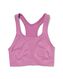 naadloze kinder sporttop medium support roze roze - 21720018PINK - HEMA