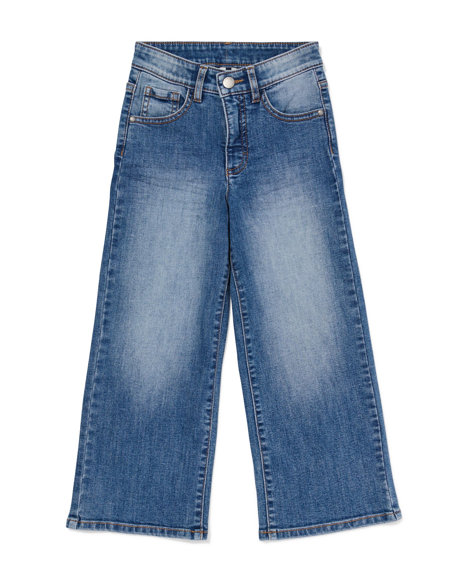 jean enfant large bleu moyen bleu moyen - 30838803MIDBLUE - HEMA