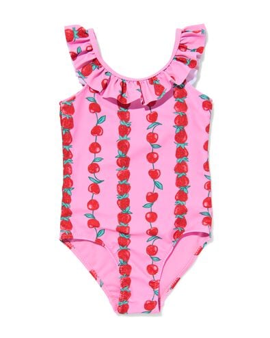 maillot de bain enfant fruit rose rose - 22260470PINK - HEMA