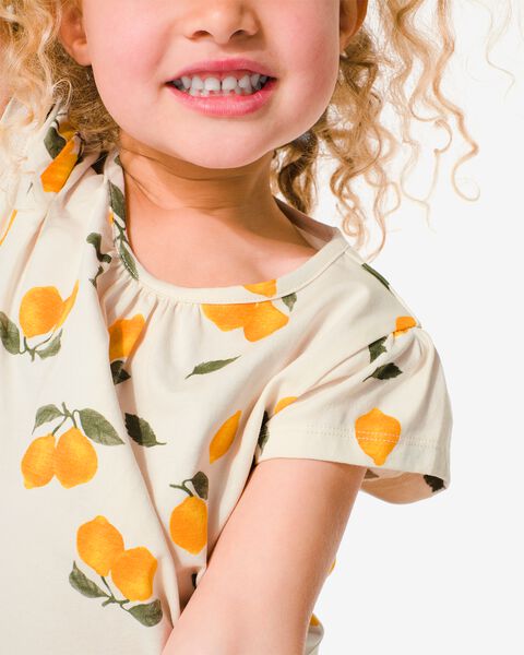 t-shirt enfant avec des citrons blanc cassé - 1000030419 - HEMA