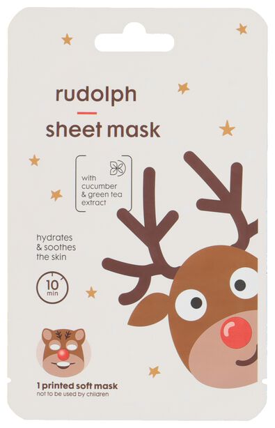 masque en tissu Rudolphe - 17860211 - HEMA