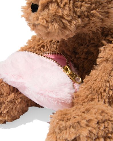 knuffelbeer 14x14x20cm met cadeauvakje liefde - 60800071 - HEMA