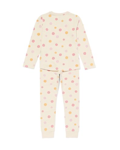 pyjama enfant avec pois beige 146/152 - 23020786 - HEMA
