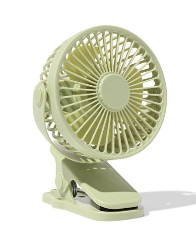 ventilateur &agrave; pince ⌀13,5cm vert - 80200041 - HEMA