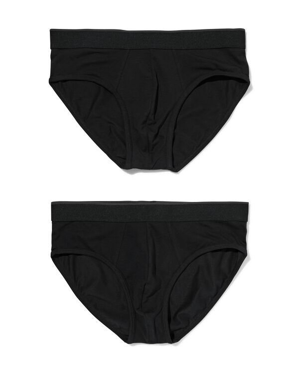 Herrenslips Perfect Comfort &ndash; 2 St&uuml;ck schwarz schwarz - 19190340BLACK - HEMA