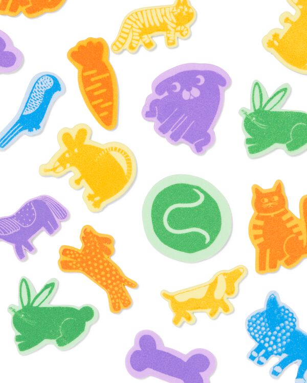 autocollants mousse animaux domestiques - 15900185 - HEMA