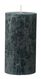 rustikale Kerze, 7 x 13 cm dunkelgrün 7 x 13 - 13501867 - HEMA