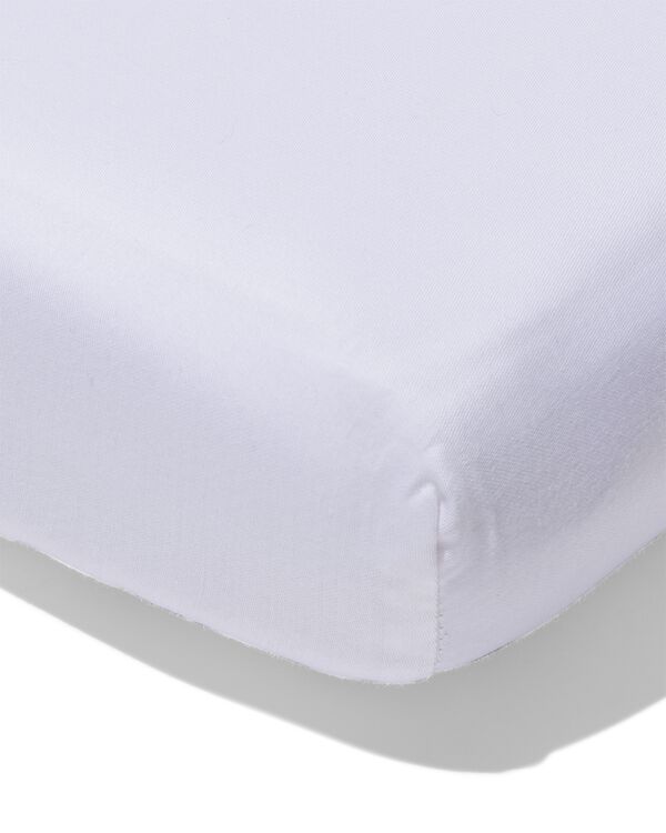 Topper-Spannbettlaken, Soft Cotton, 160 x 200 cm, weiß - 5190128 - HEMA