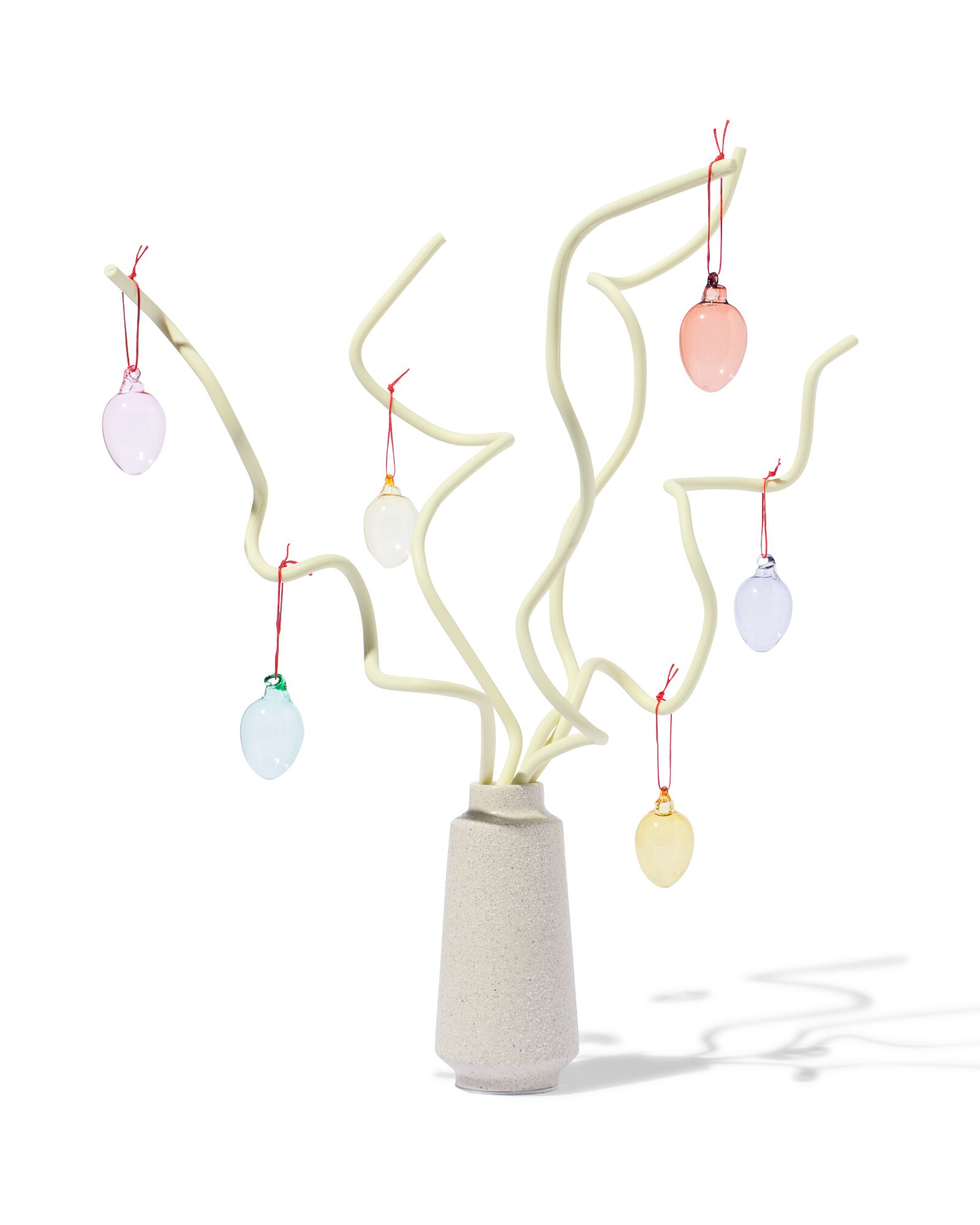 Dekoh&auml;nger Glas Ei &ndash; 6 St&uuml;ck - 25830066 - HEMA