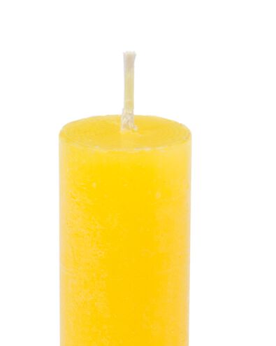 bougie d&rsquo;int&eacute;rieur rustique 27x2.2 jaune clair jaune clair 2.2 x 27 - 13502797 - HEMA