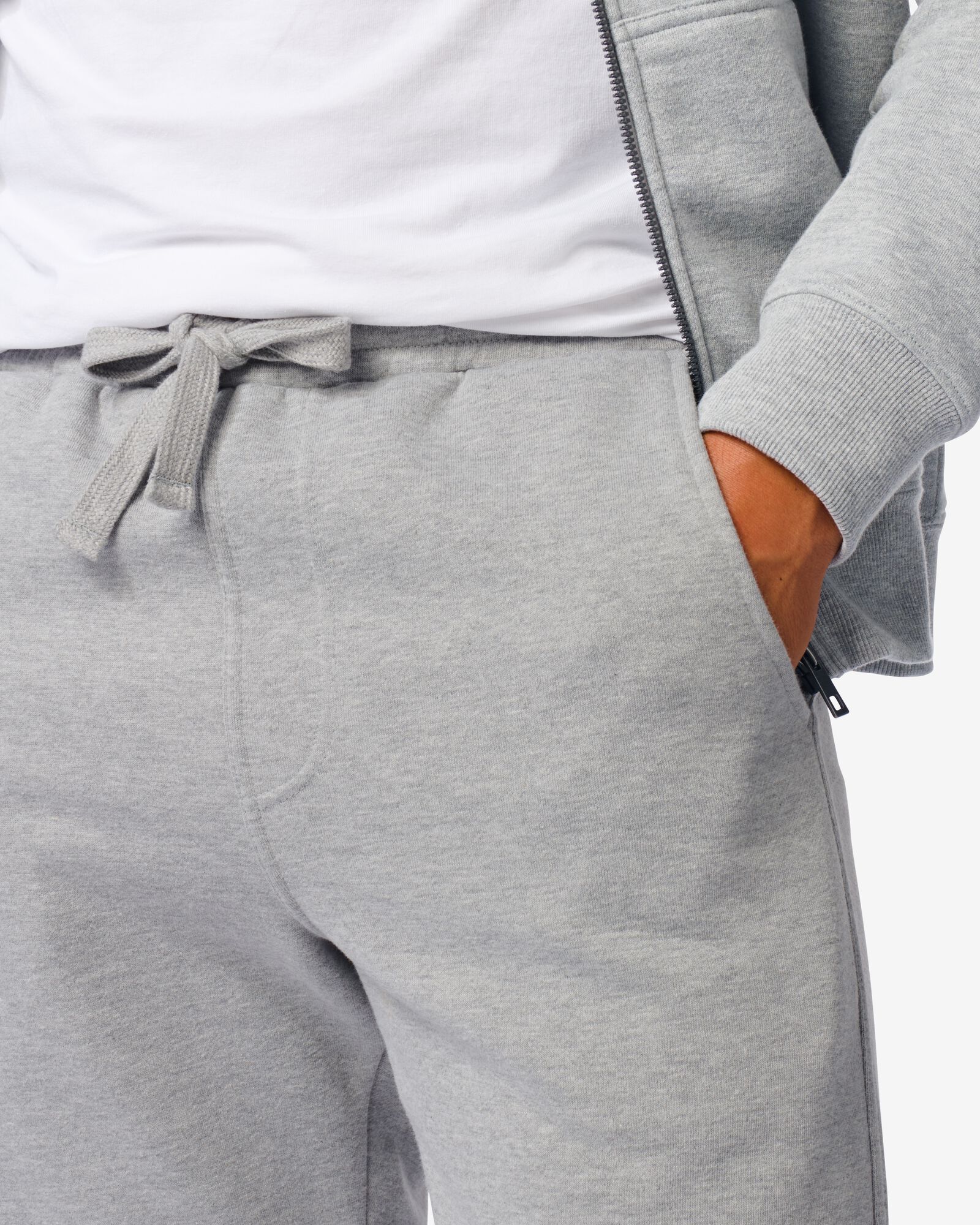 pantalon sweat homme gris gris - 2111210GREY - HEMA