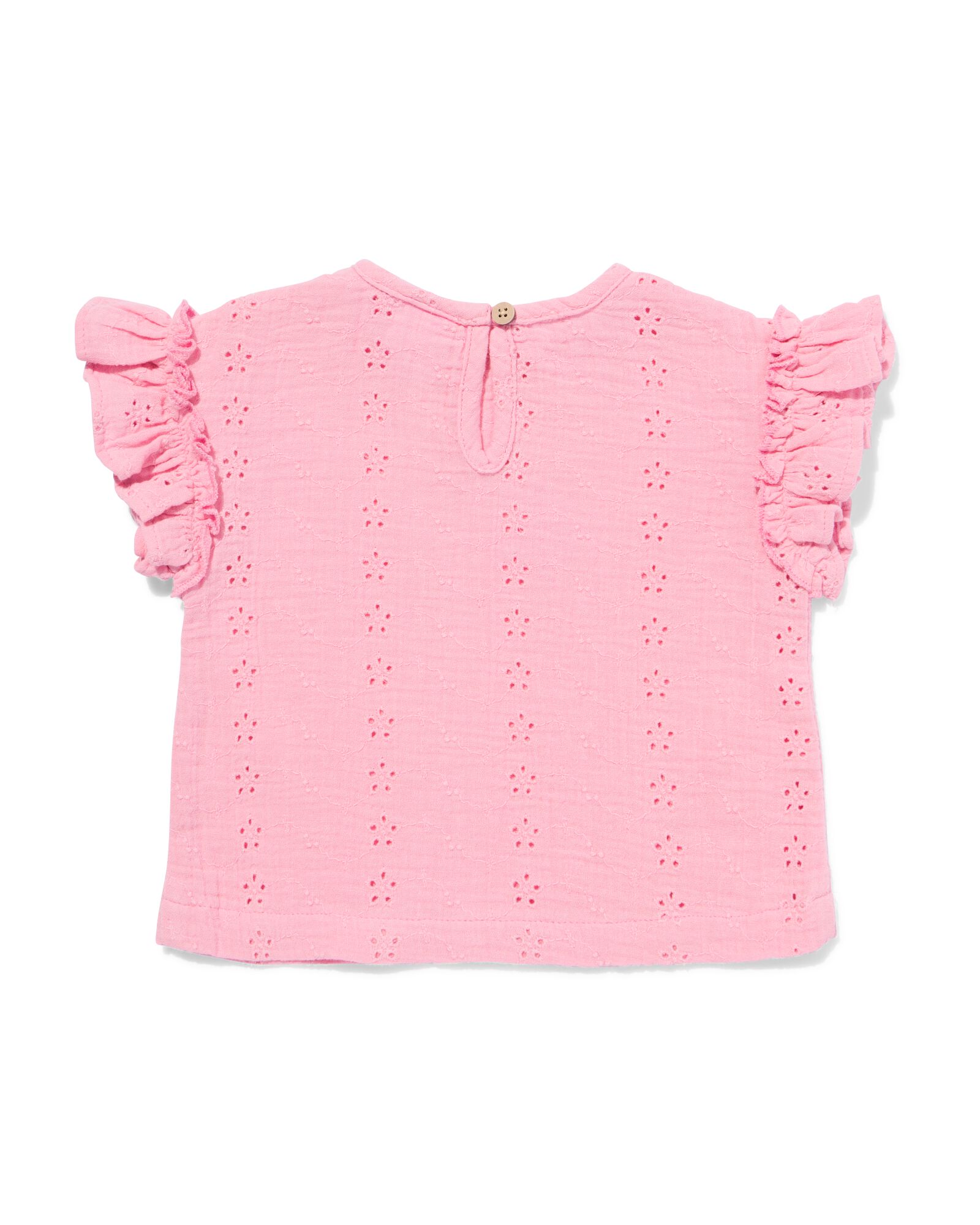 haut b&eacute;b&eacute; broderie rose rose - 33079170PINK - HEMA