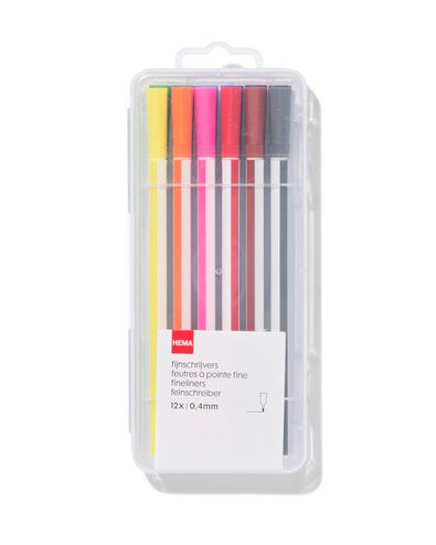 12er-Pack Feinschreiber - 14420026 - HEMA