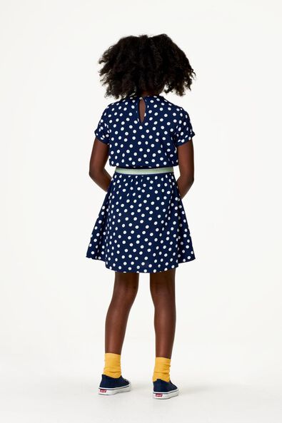 Kinder-Kleid, Punkte dunkelblau - 1000023306 - HEMA