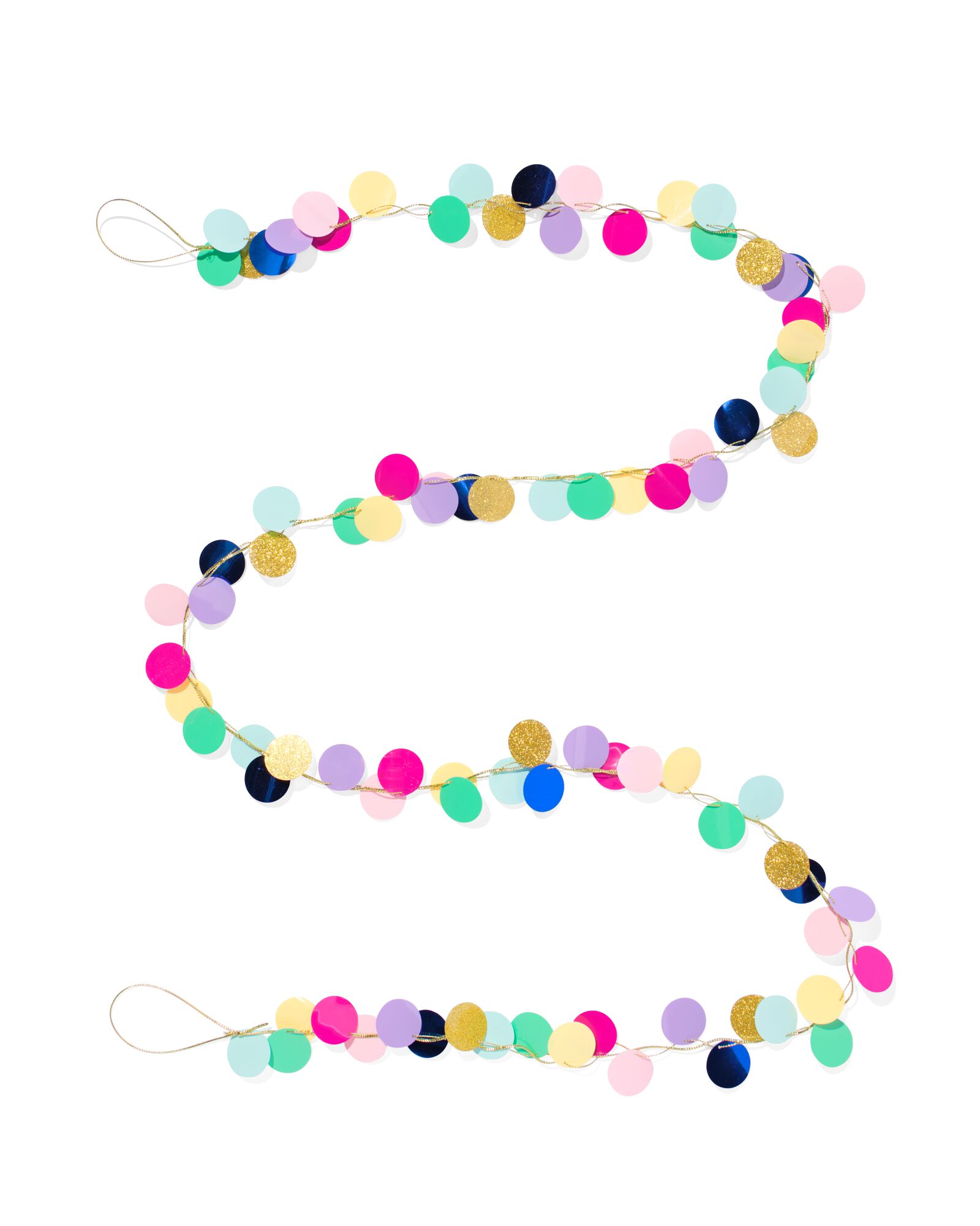 guirlande cercles plastique 2 m - 14250148 - HEMA