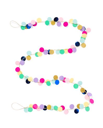 guirlande cercles plastique 2 m - 14250148 - HEMA